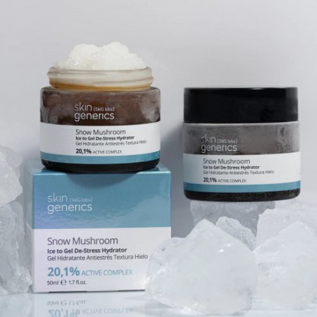 Skin Generics Drėkinantis veido kremas su hialurono rūgštimi Snow Mushroom Ice to Gel De-Stress Hydrator
