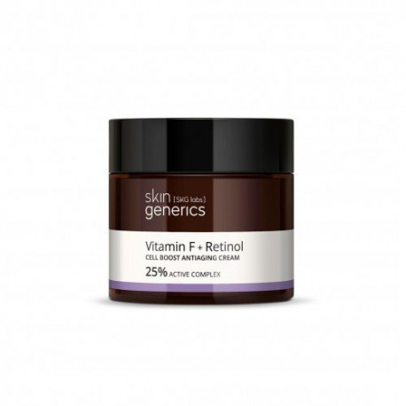 Skin Generics Veido kremas su retinoliu ir vitaminu F Vitamina F + Retinol Cell Boost Anti-Aging Cream
