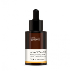 Skin Generics Atnaujinantis veido serumas AHA + Vit. A + BHA Renewal Peeling Serum