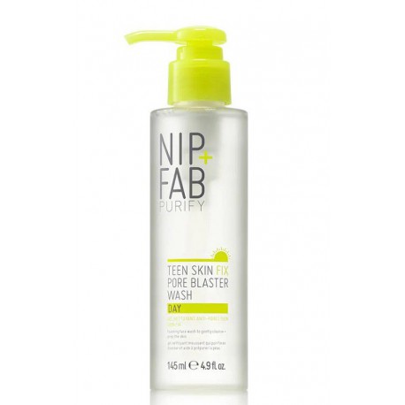 NIP + FAB Veido prausiklis probleminei odai Teen Skin Fix Pore Blaster Wash Day