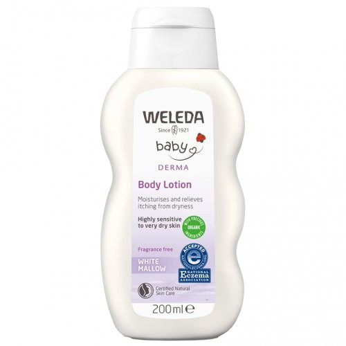 Weleda Kūno pienelis su svilarožėmis vaikams White Mallow Body Lotion