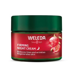 Weleda Stangrinamasis naktinis veido kremas su granatais ir peptidais Pomegranate & Maca Peptides Firming Night Cream