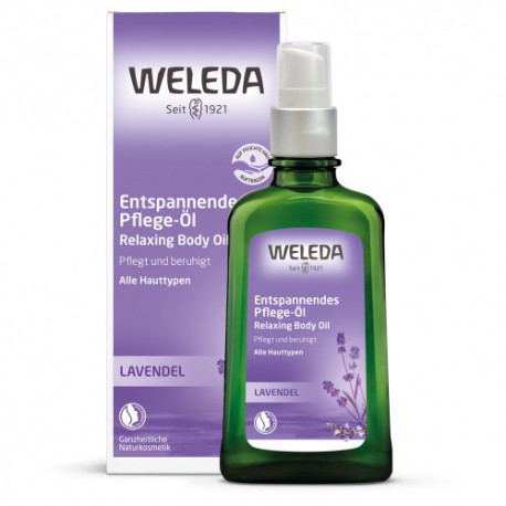 Weleda Atpalaiduojantis kūno aliejus su levandomis Lavender Relaxing Body Oil