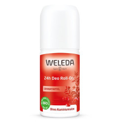 Weleda Rutulinis 24H dezodorantas su granatais Pomegranate 24h Roll On Deodorant