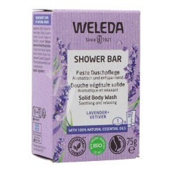 Weleda Dušo muilas su levandomis ir vetiverijomis Shower Bar Solid Body Wash Lavender + Vetiver