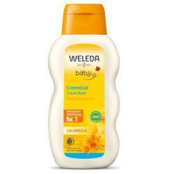 Weleda Kreminis pienelis vonelei su medetkomis Calendula Baby Cream Bath