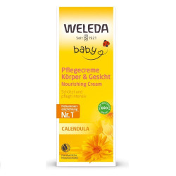 Weleda Vaikiškas veido ir kūno kremas su medetkomis Calendula Baby Nourishing Cream