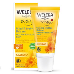 Weleda Vaikiškas apsauginis kremas nuo vėjo ir šalčio su medetkomis Calendula Baby Weather Protection Balm