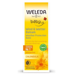 Weleda Vaikiškas apsauginis kremas nuo vėjo ir šalčio su medetkomis Calendula Baby Weather Protection Balm