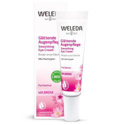 Weleda Paakių kremas nuo raukšlių su laukinėmis rožėmis Wild Rose Smoothing Eye Cream
