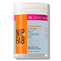 NIP + FAB Valomieji padeliai veidui su glikolio rūgštimi Glycolic Fix Daily Cleansing Pads