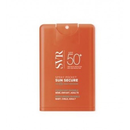 SVR Sun Secure Spray Pocket SPF50+ Kišeninis veido ir rankų kremas nuo saulės