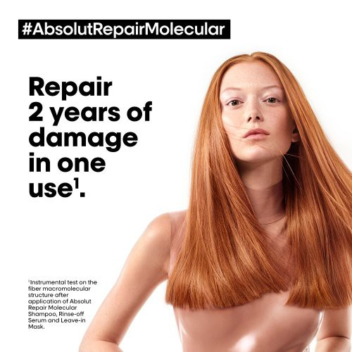 L'Oréal Professionnel Molekulinę struktūrą atstatantis serumas pažeistiems plaukams Serie Expert Absolut Repair Molecular Serum