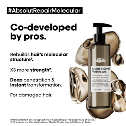 L'Oréal Professionnel Molekulinę struktūrą atstatantis serumas pažeistiems plaukams Serie Expert Absolut Repair Molecular Serum