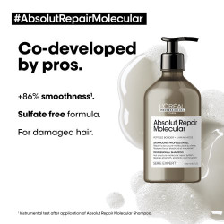 L'Oréal Professionnel Molekulinę struktūrą atstatantis šampūnas pažeistiems plaukams Serie Expert  Absolut Repair Molecular Sham