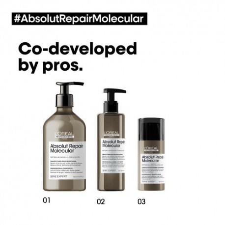 L'Oréal Professionnel Molekulinę struktūrą atstatantis šampūnas pažeistiems plaukams Serie Expert  Absolut Repair Molecular Sham