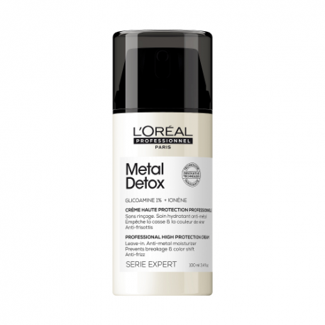 L'Oréal Professionnel Apsauginis nenuplaunamas plaukų kremas Metal Detox Anti-Metal High Protection Leave In Cream