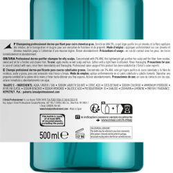 L'Oréal Professionnel Valomasis šampūnas riebiems plaukams Scalp Advanced Anti-Oiliness Dermo-Purifier Shampoo