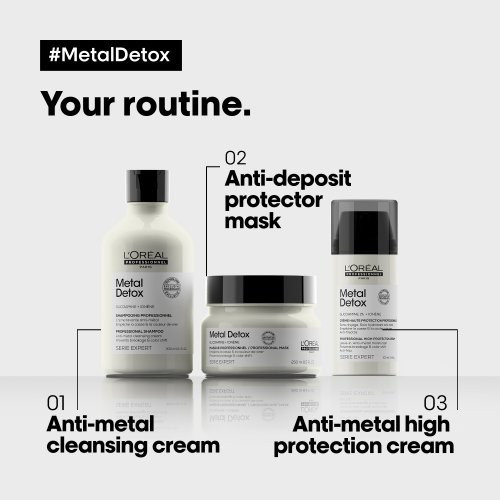 L'Oréal Professionnel Valomasis plaukų šampūnas Metal Detox Anti-Metal Cleansing Cream