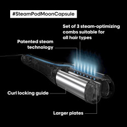 L'Oréal Professionnel Plaukų formavimo žnyplės Steampod 4.0 Moon Capsule Limited Edition