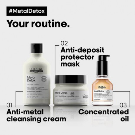 L'Oréal Professionnel Koncentruotas apsauginis plaukų aliejus Metal Detox Concentrated Oil
