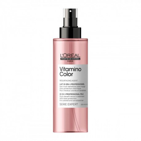 L'Oréal Professionnel Daugiafunkcis purškiamas pienelis dažytiems plaukams Vitamino Color 10-IN-1 Milk