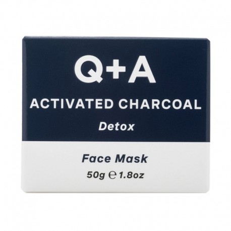 Q+A Aktyvintos anglies veido kaukė Activated Charcoal Face Mask