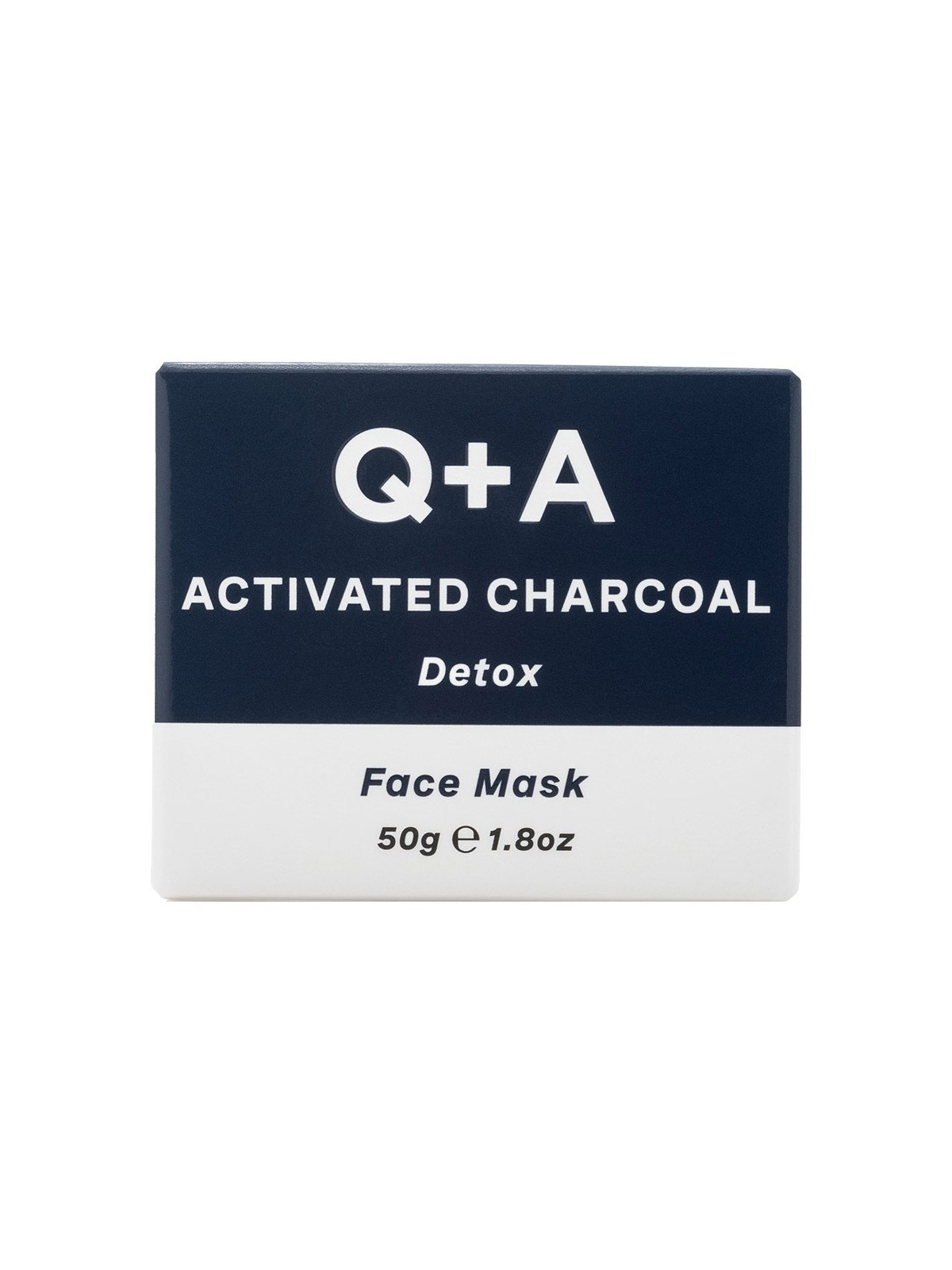 Q+A Aktyvintos anglies veido kaukė Activated Charcoal Face Mask