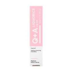 Q+A Saldymedžių lūpų aliejus Liquorice Lip Oil