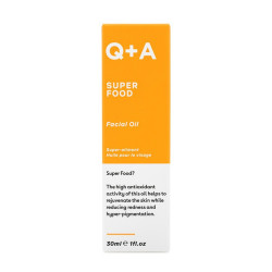 Q+A Naktinis veido aliejus Super Food Facial Oil