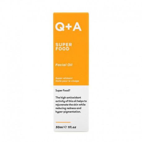 Q+A Naktinis veido aliejus Super Food Facial Oil