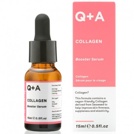 Q+A Veido serumas su kolagenu Collagen Booster Serum