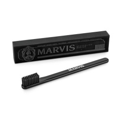 MARVIS Vidutinio kietumo dantų šepetėlis Black Medium Toothbrush