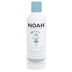 Noah Vaikiškas plaukų šampūnas ir kondicionierius su pienu ir cukrumi Kids Shampoo & Conditioner 2in1 Milk* And Sugar