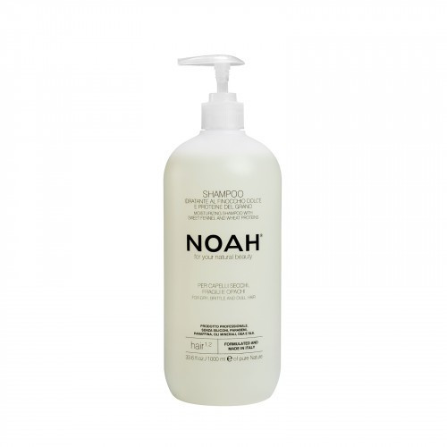 Noah Drėkinamasis plaukų šampūnas .2 Moisturizing Shampoo With Sweet Fennel And Wheat Proteins