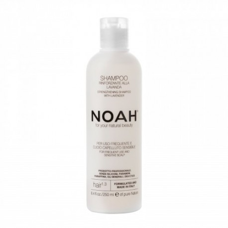 Noah Plaukų šampūnas jautriai galvos odai ir kasdieniam naudojimui 1.3 Strengthening Shampoo With Lavender