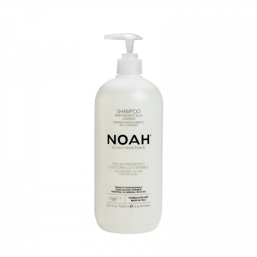 Noah Plaukų šampūnas jautriai galvos odai ir kasdieniam naudojimui 1.3 Strengthening Shampoo With Lavender