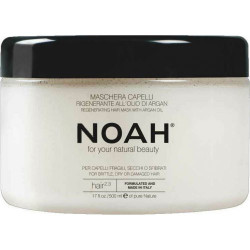 Noah Kaukė sausiems ir pažeistiems plaukams 2.3. Regenerating Hair Mask With Argan Oil