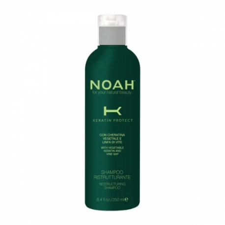 Noah Atkuriamasis šampūnas su augaliniu keratinu Keratin Protect Restructuring Shampoo