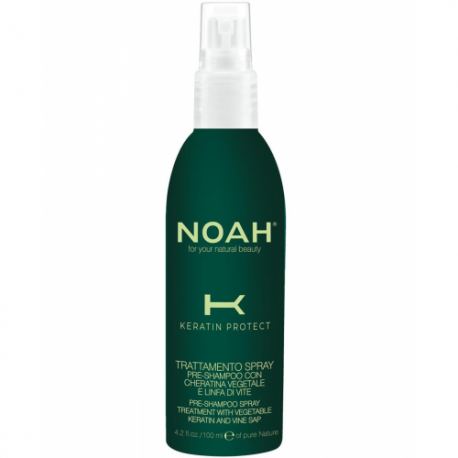 Noah Atkuriamasis plaukų purškiklis su augaliniu keratinu Keratin Protect Pre-Shampoo Spray