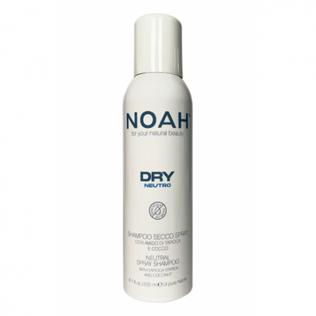 Noah Sausas šampūnas su tapijokos krakmolu Dry Neutro Spray Shampoo