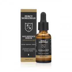 Percy Nobleman Atkuriamasis veido serumas su hialurono rūgštimi vyrams Age Defence Serum