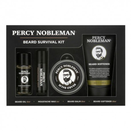 Percy Nobleman Barzdos priežiūros rinkinys Beard Survival Kit