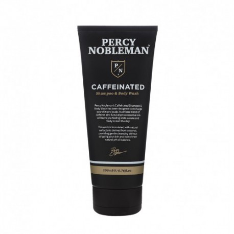 Percy Nobleman Šampūnas ir kūno prausiklis su kofeinu Coffeinated Shampoo and Body Wash