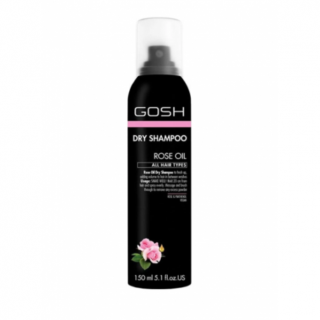 GOSH Copenhagen Sausas šampūnas su rožių aliejumi Dry Shampoo Spray Rose Oil