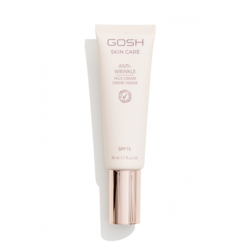 GOSH Copenhagen Priešraukšlinis veido kremas su SPF15 Skin Care Anti-Wrinkle Face Cream SPF15