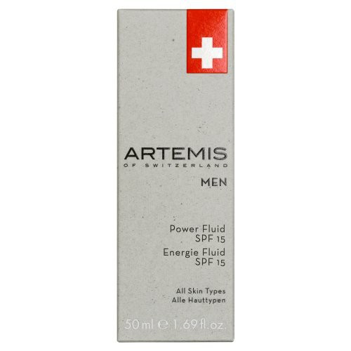 ARTEMIS Veido kremas vyrams su apsauga nuo saulės MEN Power Fluid SPF15