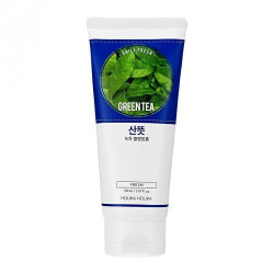 Holika Holika Veido valomosios putos su žaliosios arbatos ekstraktu Daily Fresh Green Tea Fresh Cleansing Foam