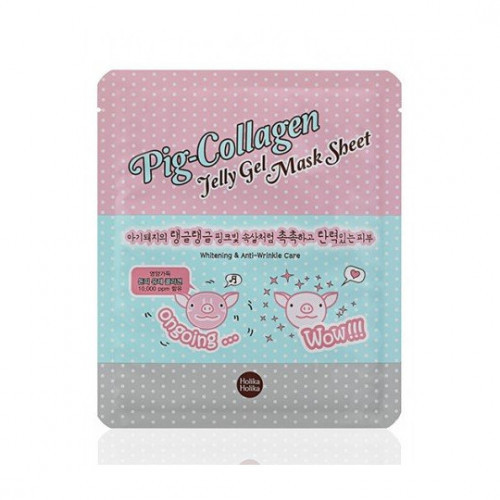 Holika Holika Veido kaukė su kolagenu Pig Collagen Jelly Gel Mask Sheet