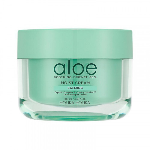 Holika Holika Drėkinamasis veido kremas su alavijų ekstraktu Aloe Soothing Essence 80% Moist Cream